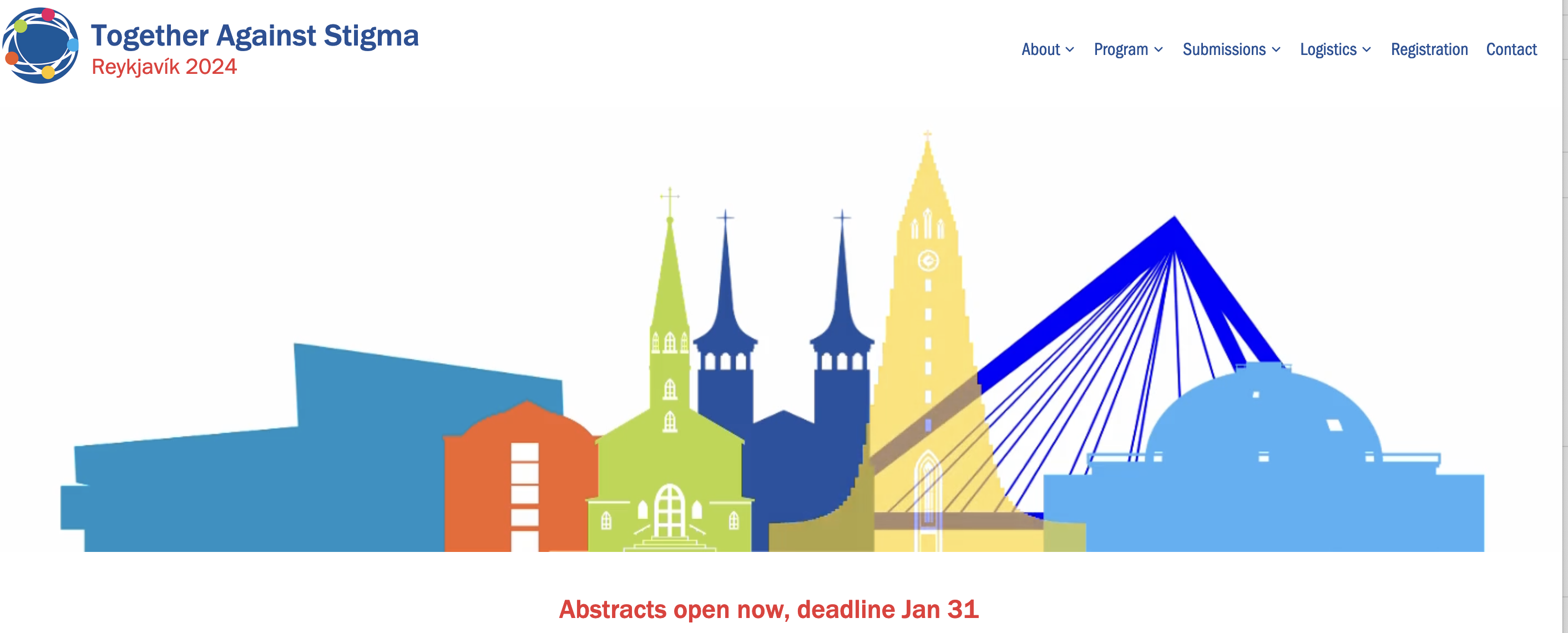 (New Deadline: Jan 31st) CALL for ABSTRACTS:  Together Against Stigma: Together with Diverse Communities (Conference, Iceland, June 3-5 2024)